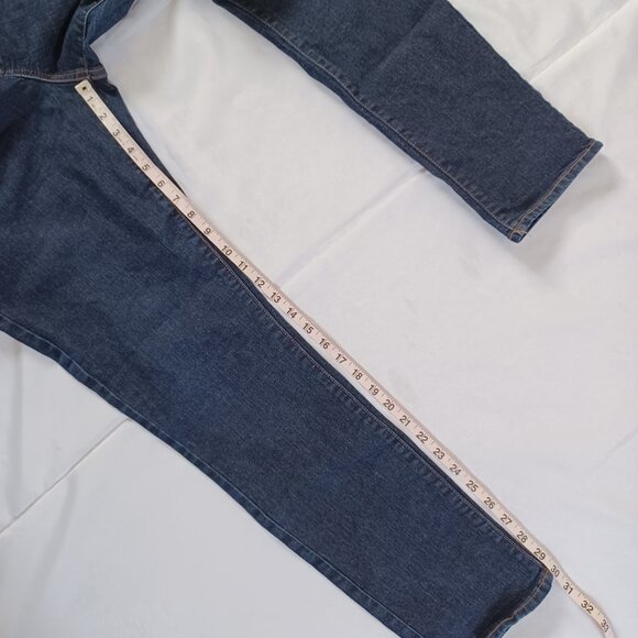 Old Navy Womens Jeans Original Midrise Slim Skinny Dark Wash Stretch Size 12 L - Picture 11 of 11